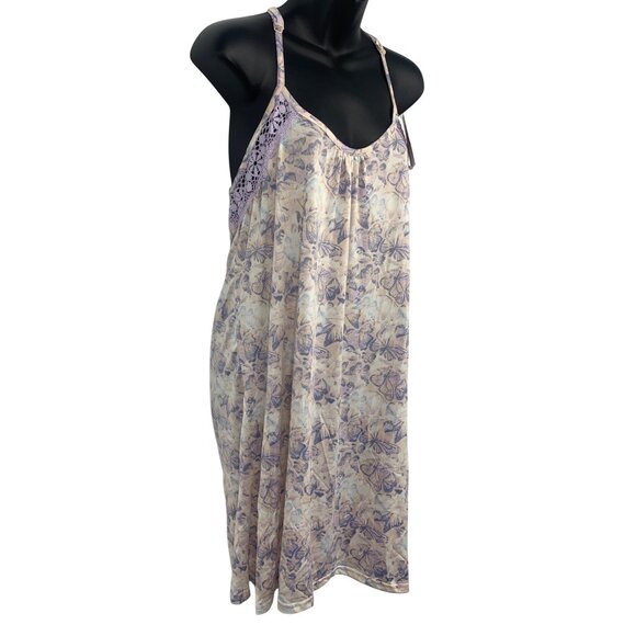 Jessica Simpson Women Size XL Extra Large Floral Lace Racerback Nightgown New - Picture 6 of 11